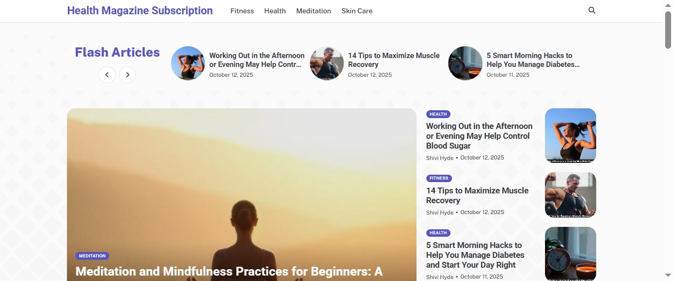 Health Magazine Subscription: Your Ultimate Online Destination for Latest News and Updates